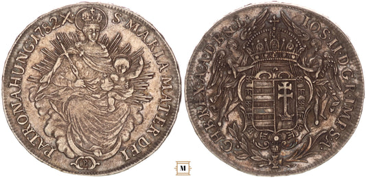 II. József 1/2 tallér 1782 B