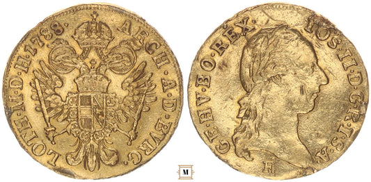 II. József dukát 1788 E