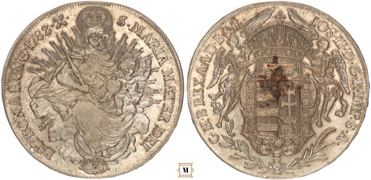 II. József tallér 1782 B