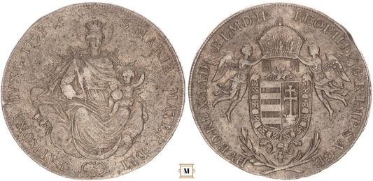 II. Lipót tallér 1791 A R!