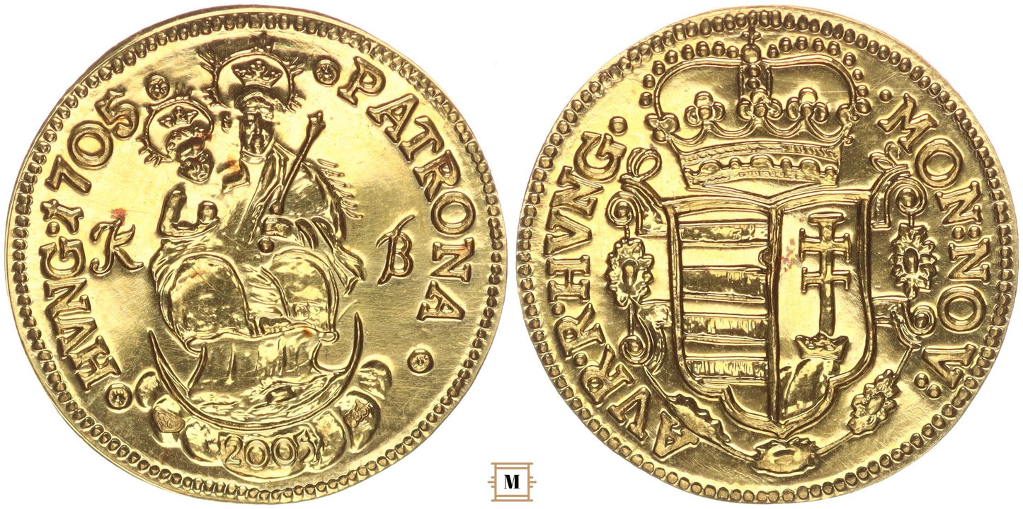 II. Rákóczi Ferenc dukát 1705-2005 UV
