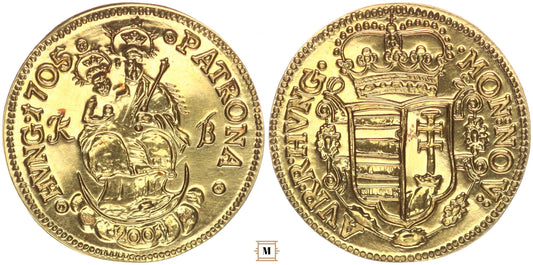 II. Rákóczi Ferenc dukát 1705-2005 UV