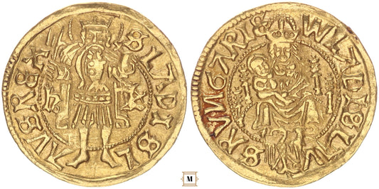 II. Ulászló aranyforint 1500 Nagyszeben