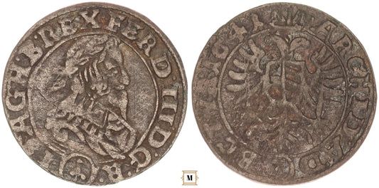 III. Ferdinánd 3 krajcár 1641 Bécs