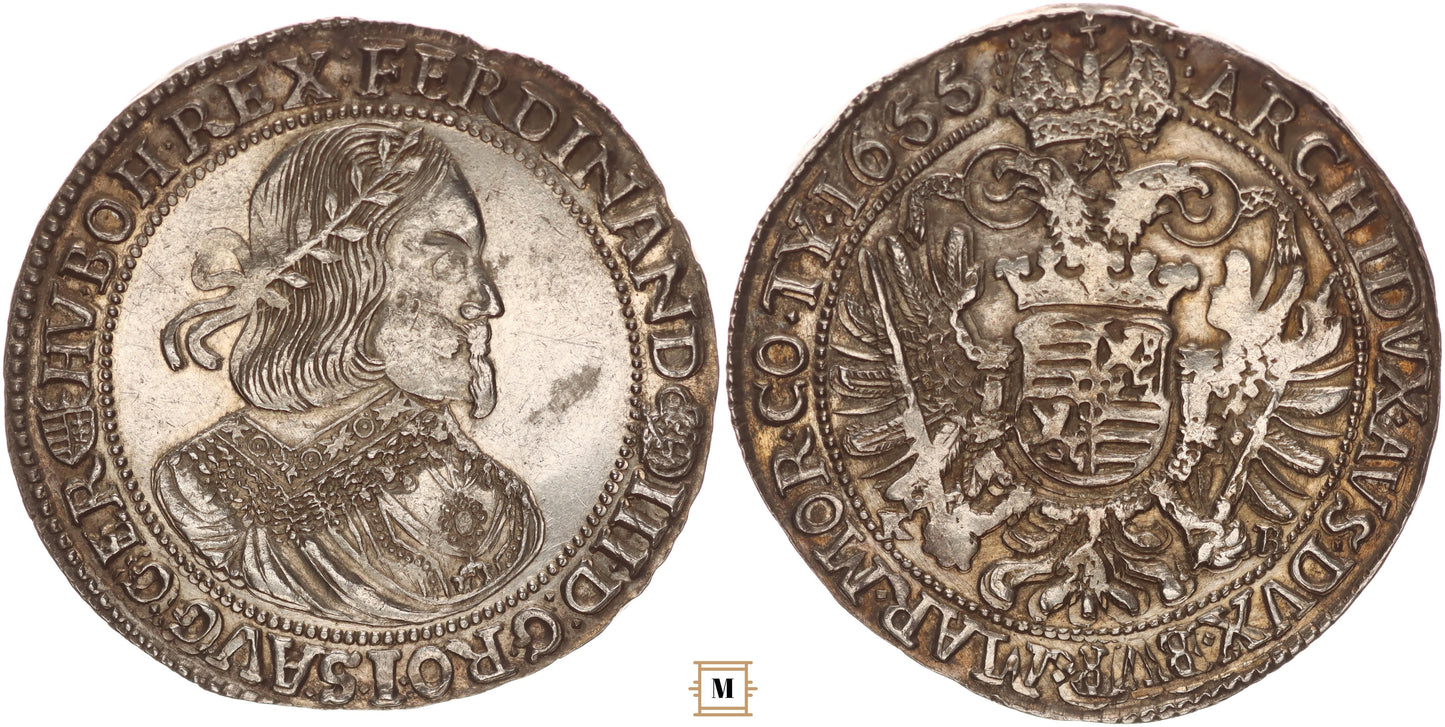 III. Ferdinánd tallér 1655 KB