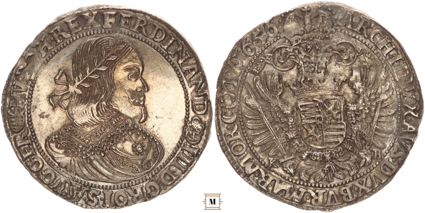 III. Ferdinánd tallér 1656 KB