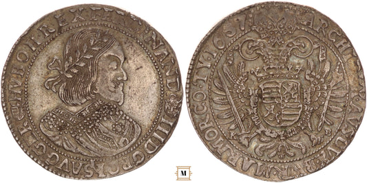 III. Ferdinánd tallér 1657 KB
