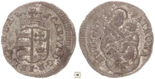 III. Károly denár 1734 vjn.