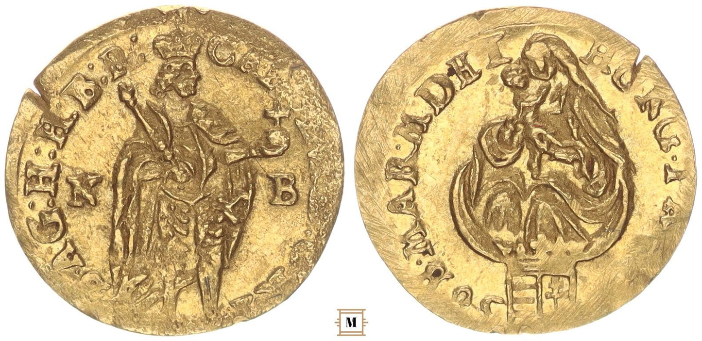 III. Károly 1/4 dukát 1738 NB