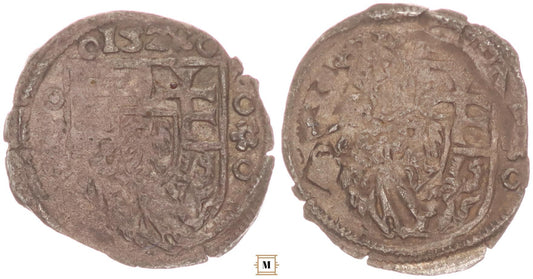 II.Lajos 1516-1526 Denár 152e ÉH 675