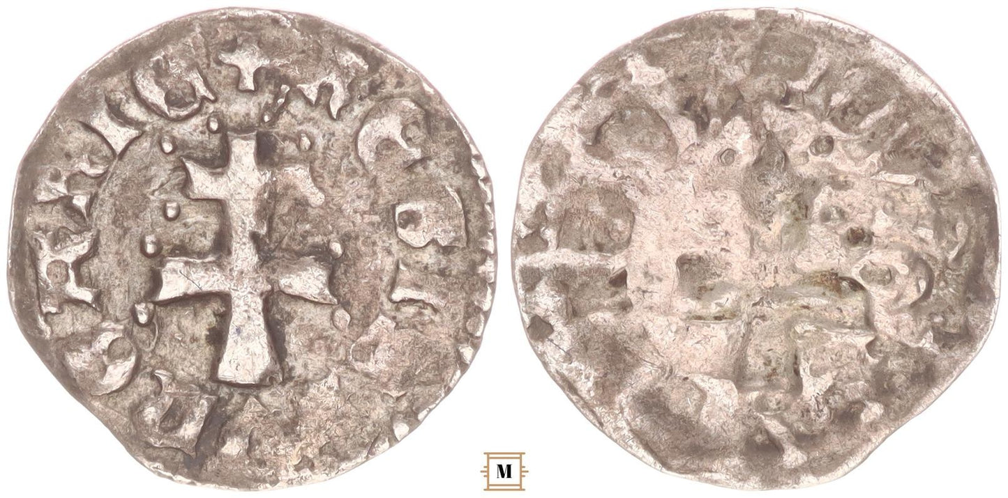 I.Lajos 1342-1382 Denár ÉH 432 Incuse/!/