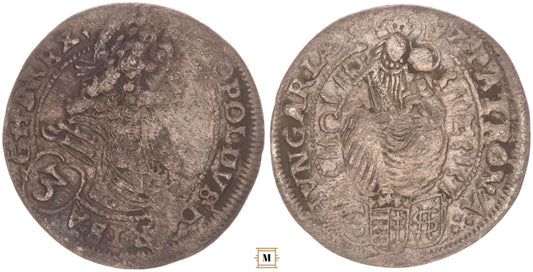 I.Lipót 3 Krajcár 1697 CH Pozsony