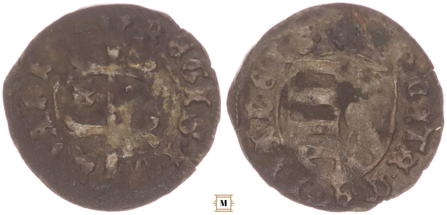 I.Mátyás 1458-1490 Denár B-I ÉH 556