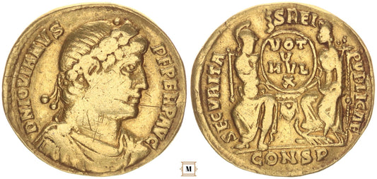 Jovianus solidus (363-364) Konstantinápoly