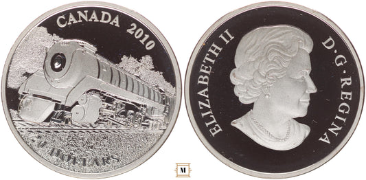 Kanada 20 dollars Selkirk mozdony 2010