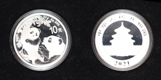 Kína 10 yuan 2021 Panda