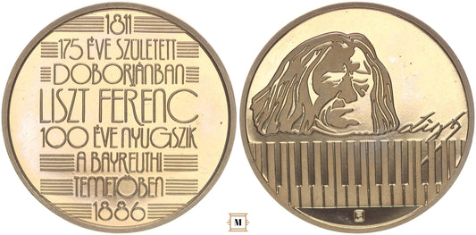 Liszt Ferenc emlékérem 1986