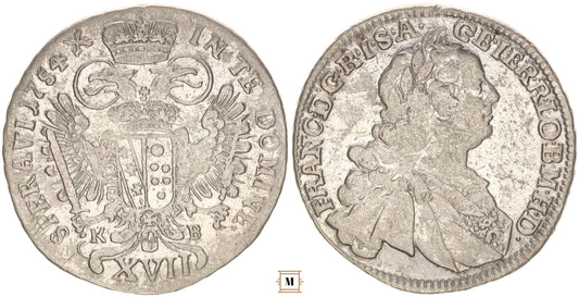 Lotharingiai Ferenc 17 krajcár 1754 KB