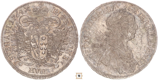Lotharingiai Ferenc XVII krajcár 1764 NB