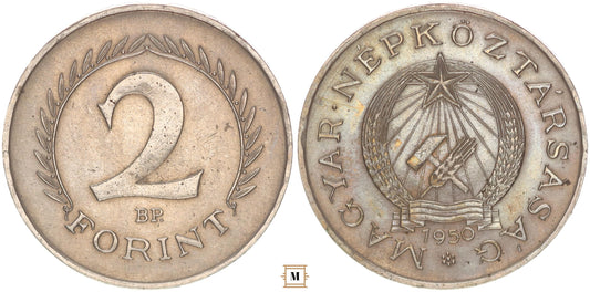 Magyar Népköztársaság 2 forint 1950 BP