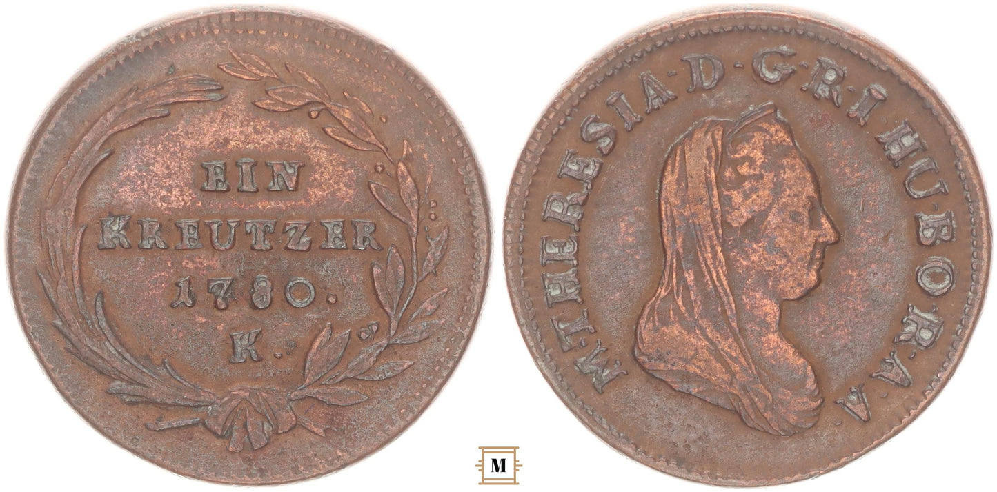 Mária Terézia Ein Kreutzer 1780 K
