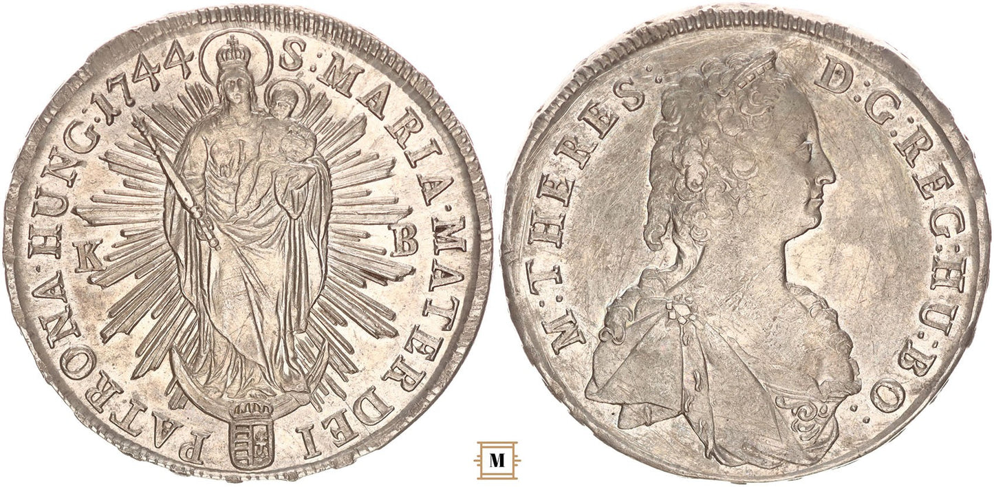 Mária Terézia tallér 1744 KB