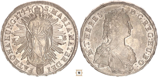 Mária Terézia tallér 1744 KB