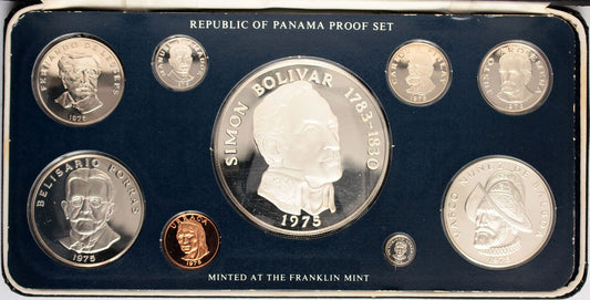 Panama érme sor 1975