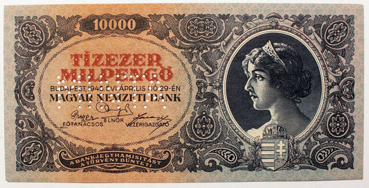 Tízezer milpengő 1946 MINTA