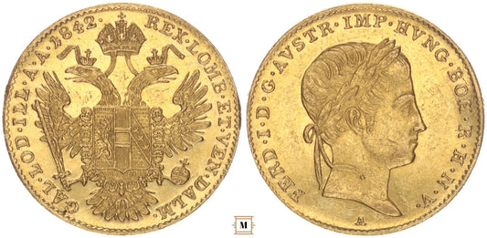 V. Ferdinánd dukát 1842 A