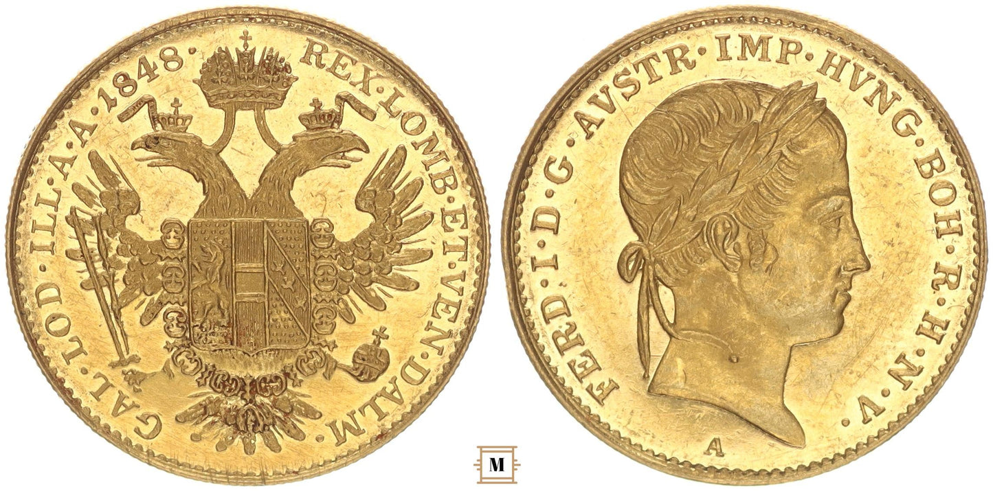 V. Ferdinánd dukát 1848 A