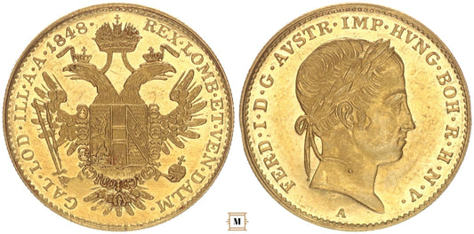 V. Ferdinánd dukát 1848 A