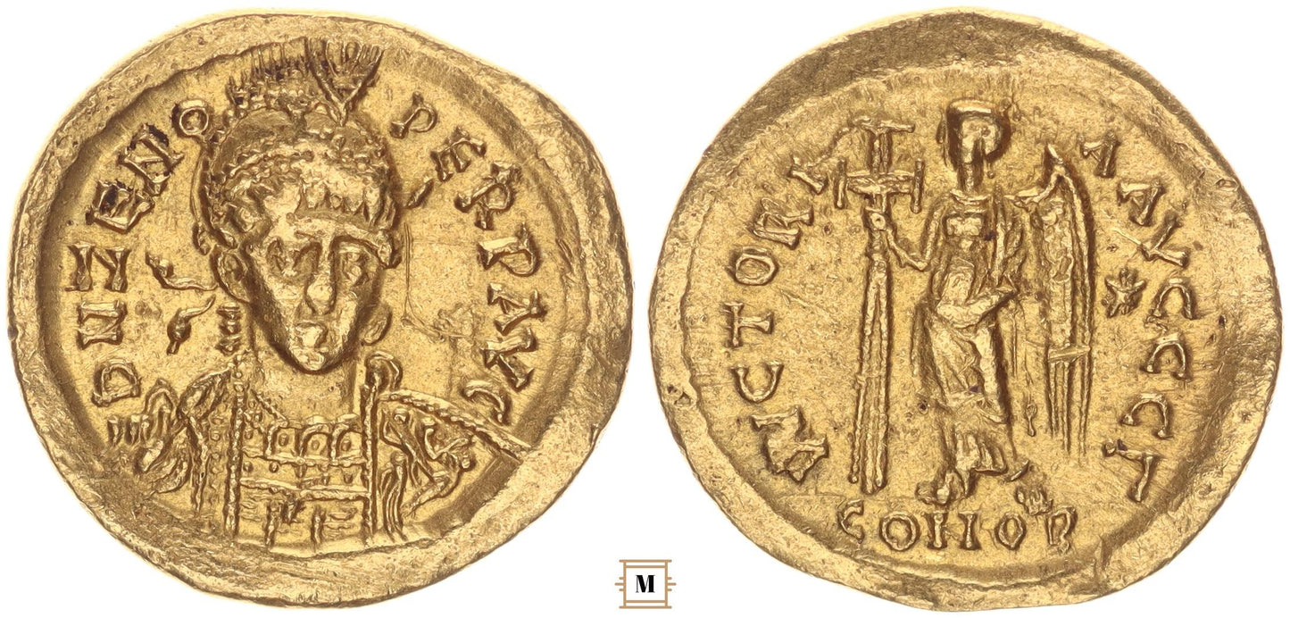 Zeno (476-491) solidus Konstantinápoly