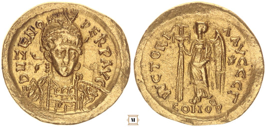 Zeno (476-491) solidus Konstantinápoly